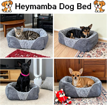 Extra Large Dog Bed Washable, XL Dogs Bed with Particle Memory Sponge&Cotton to Prevent Bone Diseases, XL Dog Bed with T-Shaped Pattern Fluff for 40KG Labrador/Golden Retriever, 90X65X23Cm